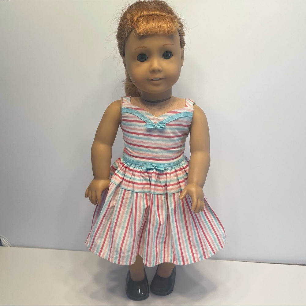 American Girl Doll Maryellen Blonde Ponytail Hazel Eyes